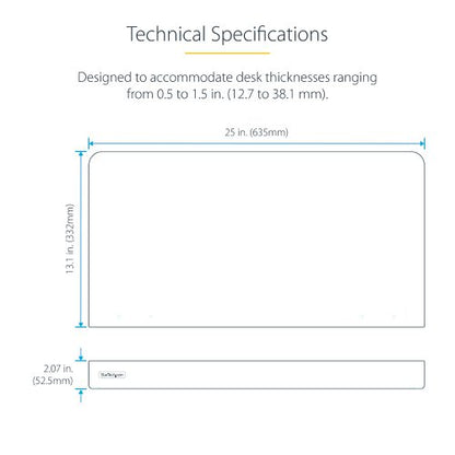 Steel Corner Sleeve for L-Shaped Desks