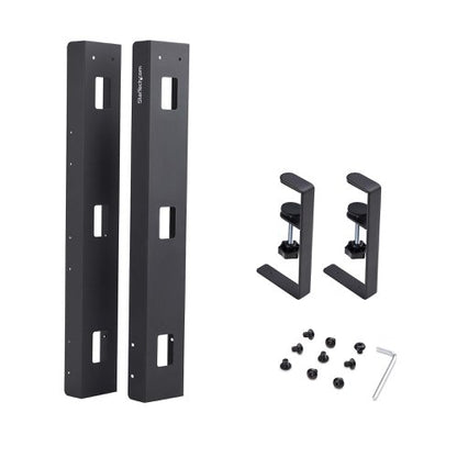 Under Desk Black Cable Management Tray