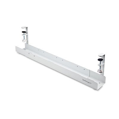 Under Desk White Cable Management Tray