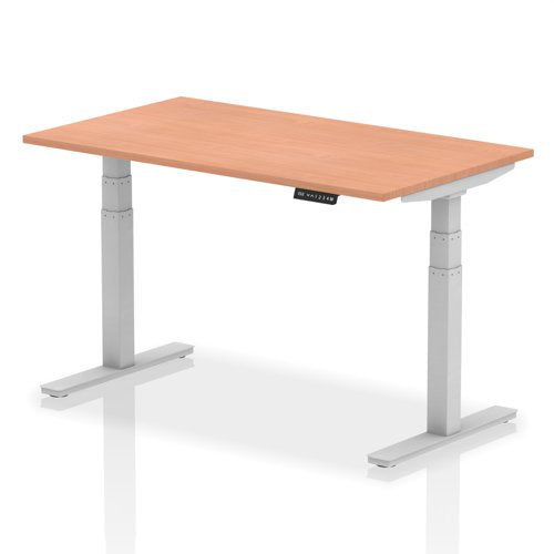 Air 140x80 Adj Desk Beech SL Leg