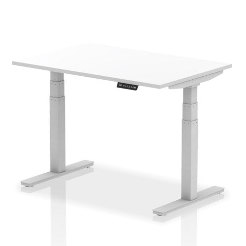 Air 120x80 Adj Desk White SL Leg