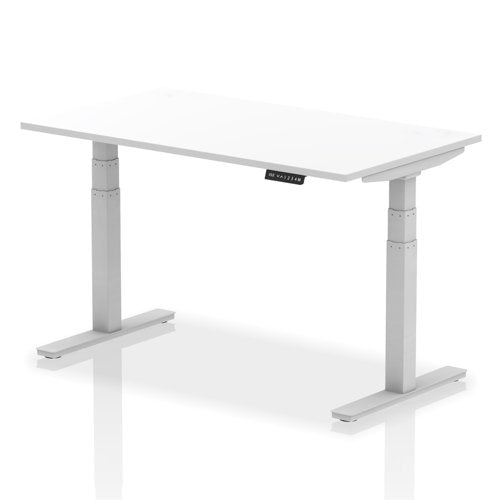 Air 140x80 Adj Desk White SL Leg