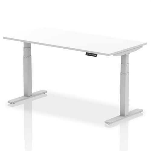 Air 160x80 Adj Desk White SL Leg