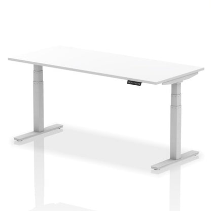 Air 180x80 Adj Desk White SL Leg