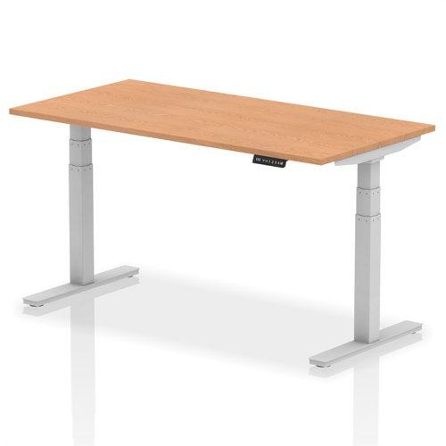 Air 160x80 Adj Desk Oak SL Leg