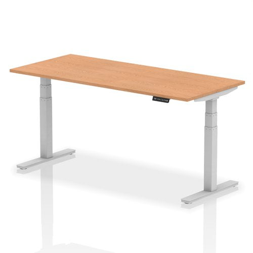 Air 180x80 Adj Desk Oak SL Leg