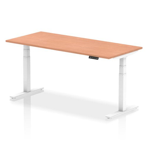 Air 180x80 Adj Desk Beech WH Leg