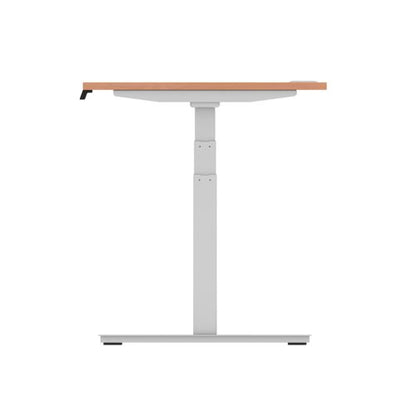 Air 140x80 Adj Desk Cbl Beech SL Leg
