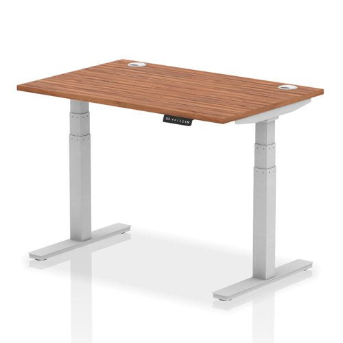 Air 120x80 Adj Desk Cbl Walnut SL Leg
