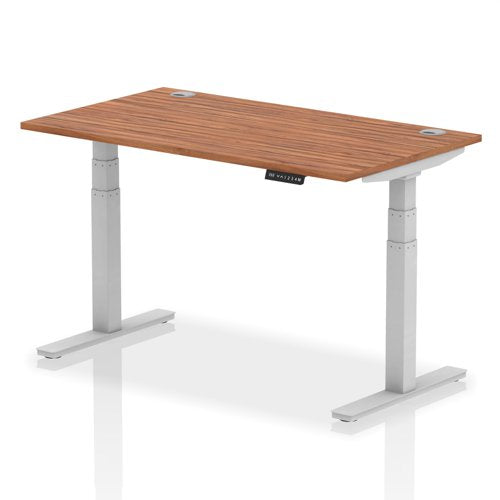 Air 140x80 Adj Desk Cbl Walnut SL Leg