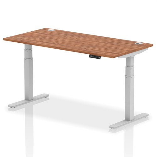 Air 160x80 Adj Desk Cbl Walnut SL Leg