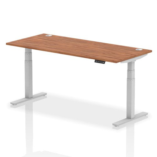 Air 180x80 Adj Desk Cbl Walnut SL Leg