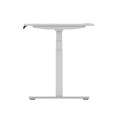 Air 180x80 Adj Desk Cbl White SL Leg