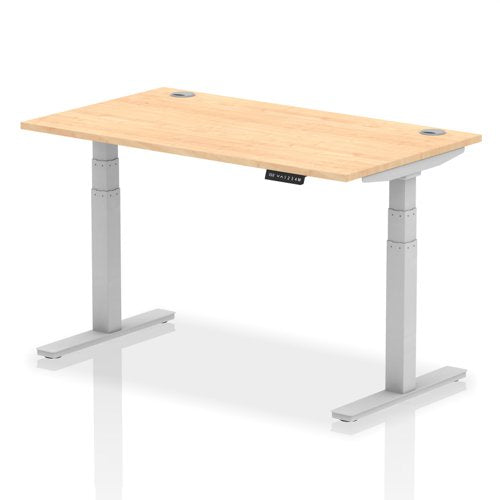 Air 140x80 Adj Desk Cbl Maple SL Leg