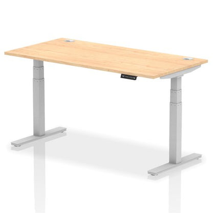 Air 160x80 Adj Desk Cbl Maple SL Leg
