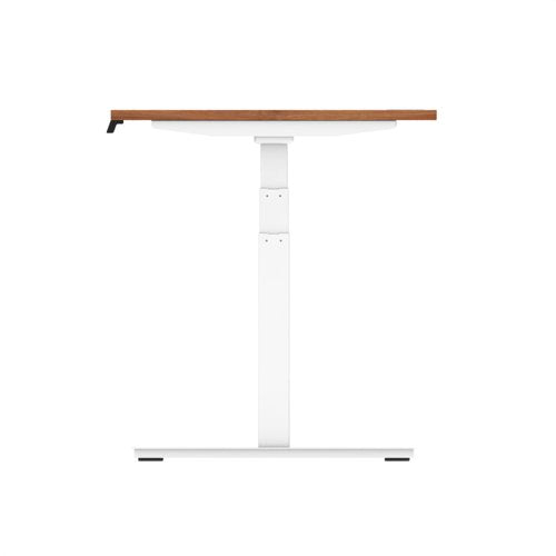 Air 120x80 Adj Desk Cbl Walnut WH Leg