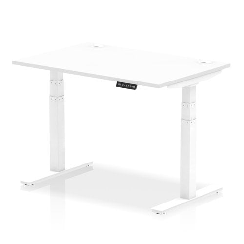 Air 120x80 Adj Desk Cbl White WH Leg