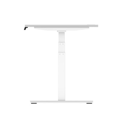 Air 160x80 Adj Desk Cbl White WH Leg