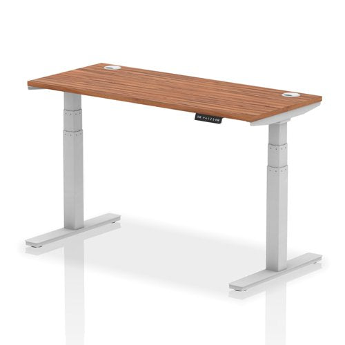 Air 140x60 Adj Desk Cbl Walnut SL Leg