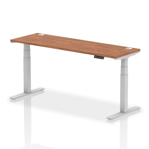 Air 180x60 Adj Desk Cbl Walnut SL Leg