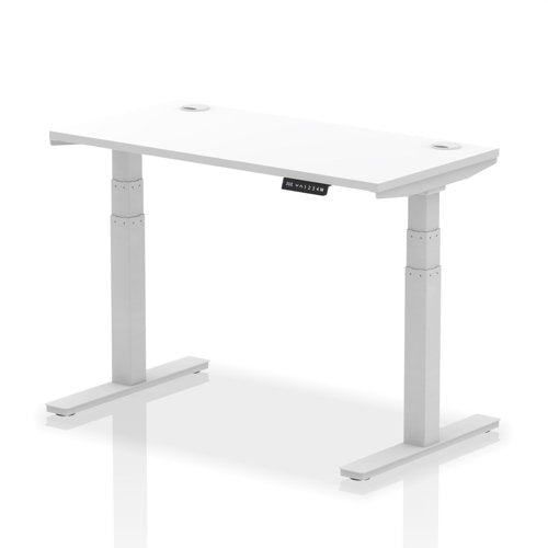 Air 120x60 Adj Desk Cbl White SL Leg