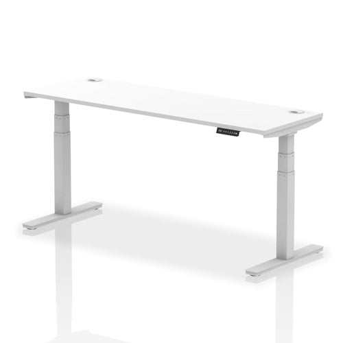 Air 180x60 Adj Desk Cbl White SL Leg
