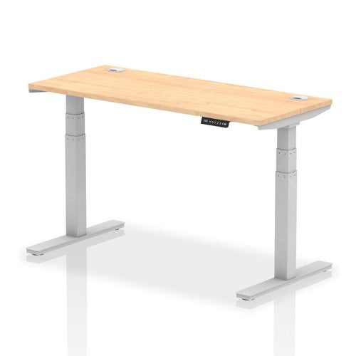 Air 140x60 Adj Desk Cbl Maple SL Leg