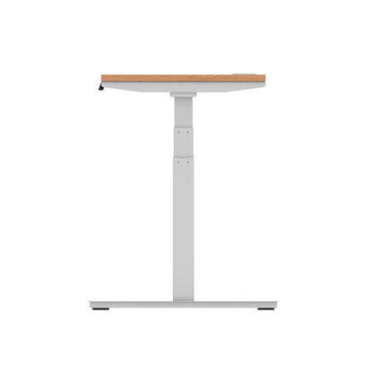 Air 160x60 Adj Desk Cbl Oak SL Leg