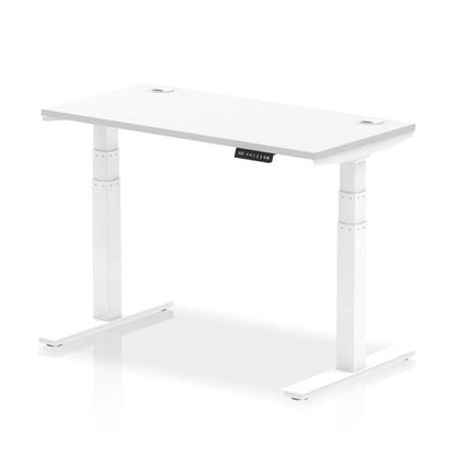 Air 120x60 Adj Desk Cbl White WH Leg