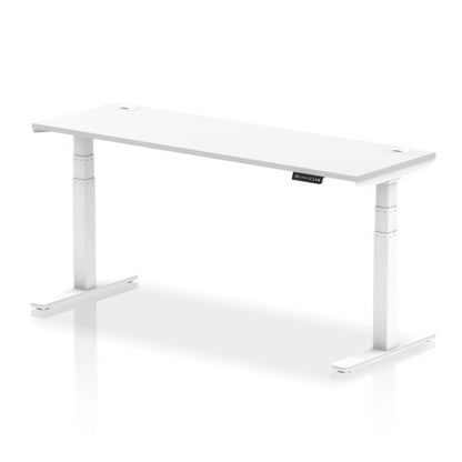 Air 180x60 Adj Desk Cbl White WH Leg