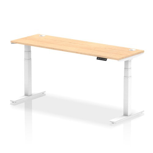 Air 180x60 Adj Desk Cbl Maple WH Leg