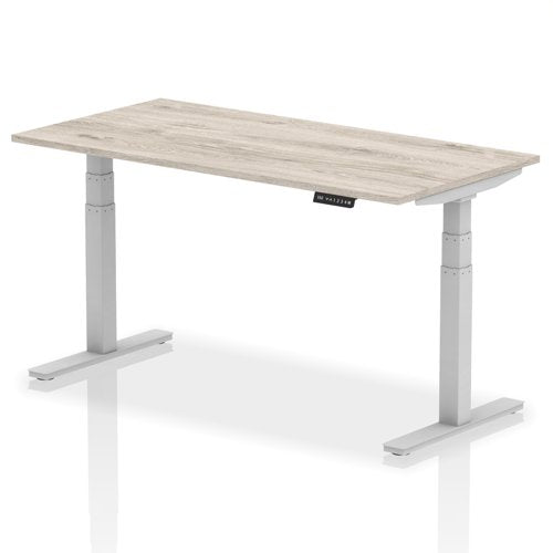 Air 160x80 Adj Desk GY Oak SL Leg