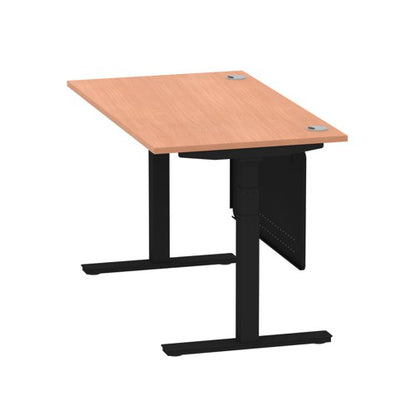 Air 1400x800 Adj Desk Cbl ModPan BKBK