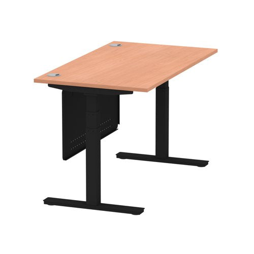 Air 1400x800 Adj Desk Cbl ModPan BKBK