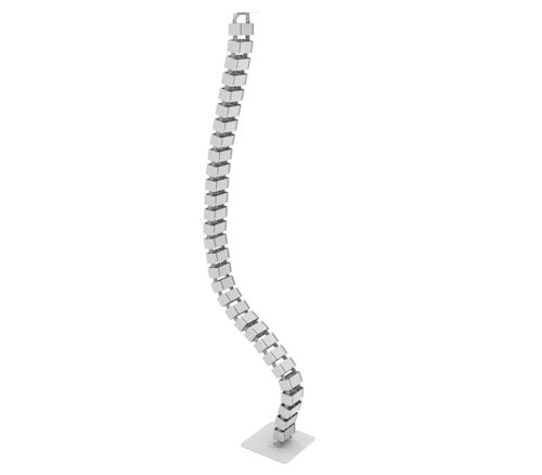 Air Height Adjust Cable Spine Silver