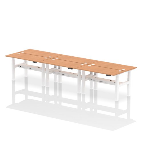 Air B2B6P HA BenchDesk 1400X600 OAKWH