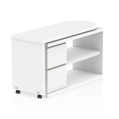 Fleur Smart Storage Desk White