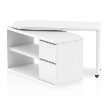 Fleur Smart Storage Desk White