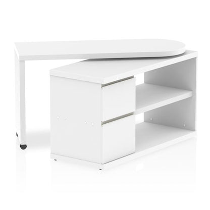 Fleur Smart Storage Desk White