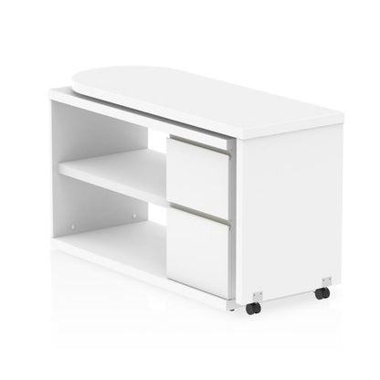 Fleur Smart Storage Desk White