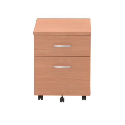 Impulse 2drw Mobile Pedestal Beech
