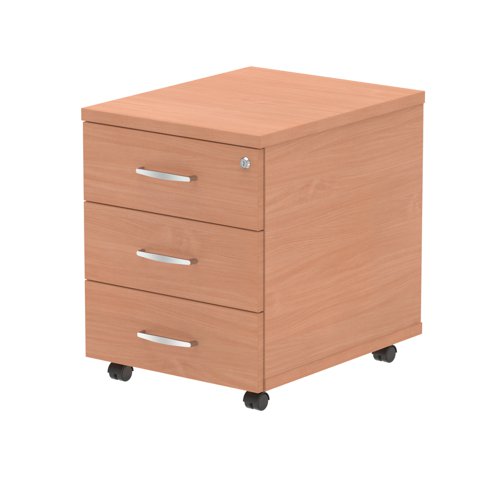 Impulse 3drw Mobile Pedestal Beech