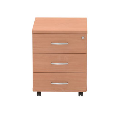 Impulse 3drw Mobile Pedestal Beech