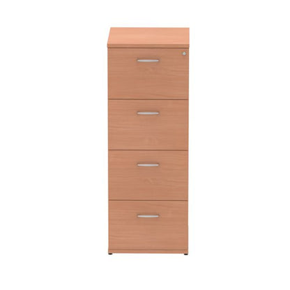 Impulse 4drw Filing Cabinet Beech