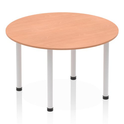 Impulse 1200 Round Tbl Beech SL Leg
