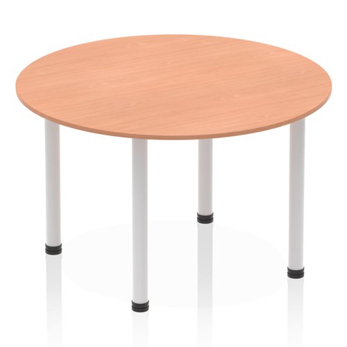 Impulse 1200 Round Tbl Beech SL Leg