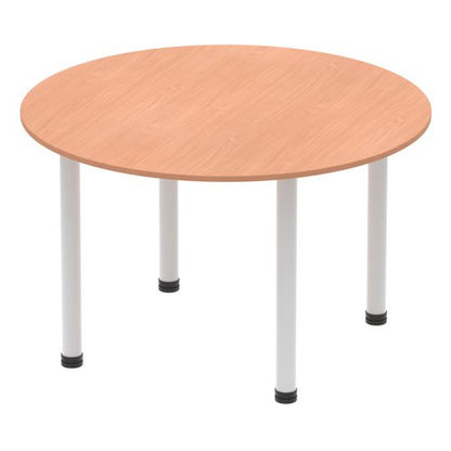 Impulse 1200 Round Tbl Beech SL Leg
