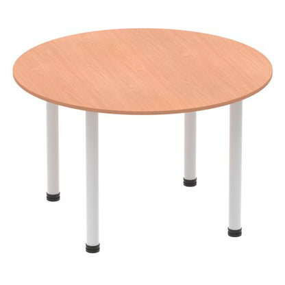 Impulse 1200 Round Tbl Beech SL Leg