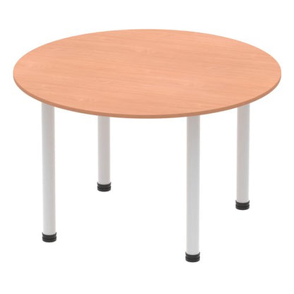 Impulse 1200 Round Tbl Beech SL Leg