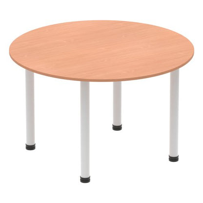Impulse 1200 Round Tbl Beech SL Leg